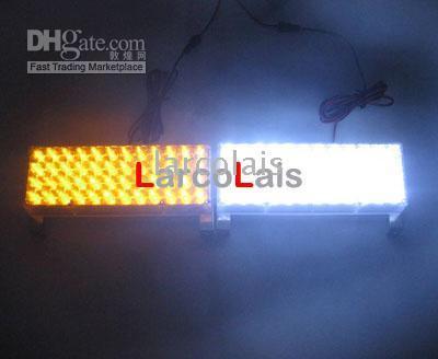 2x48 LED Strobe Lights Brand Blinkande Varning Emergency Police Flash Motorbil Truck 2 x 48 Ljus