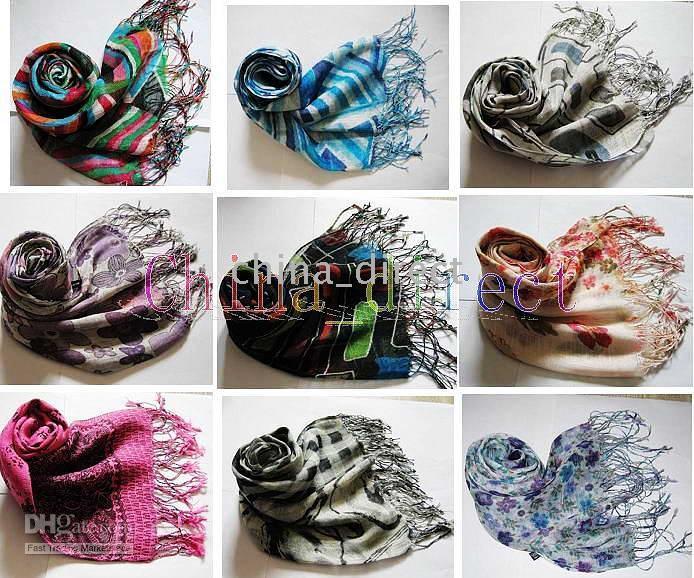Las señoras de las señoras bufanda Viscose Bufanda ponchos envuelve bufandas chal 23 unids / lote LOTES DISEÑO CALIENTE