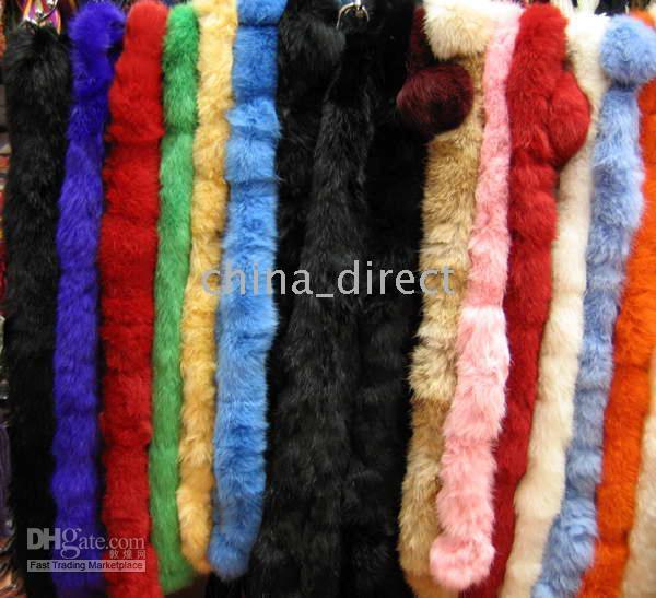 rabbit fur scarf fur scarves wrap stole shawl wraps 13 pcs/lot New arrival