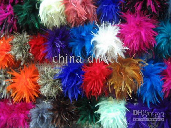 Clip di capelli di fascinator della piuma Feathers PIN BROOCH clip di capelli Accessorry 30pcs / lot