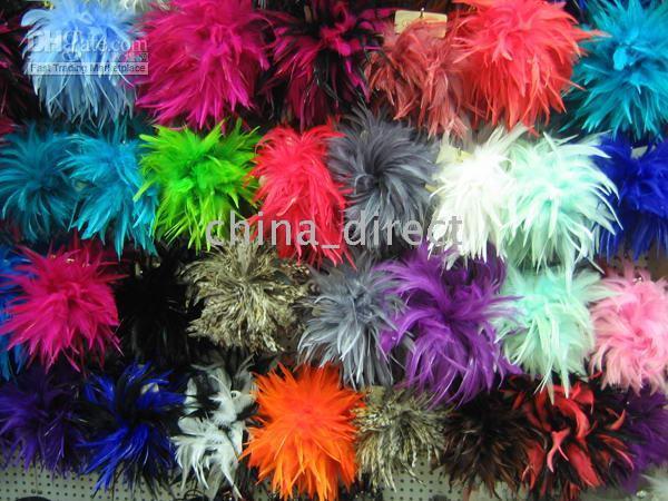 Pince à cheveux plume fascinator plumes PIN BROOCH pince à cheveux cheveux Accessorry 30pcs / lot