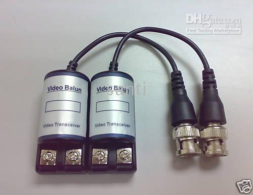 CCTV system Twisted Video Balun passive Transceivers DVR camera BNC Cat5 UTP