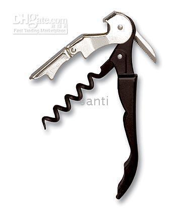 

Waiter wine tool bottle opener ea hor e cork crew knife pulltap double hinged cork crew