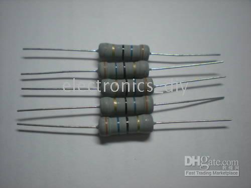 Carbon Film Fixed Resistors 2W 5% 3,6 OHM 36 OHM 100 st Per Lot Hot Sale