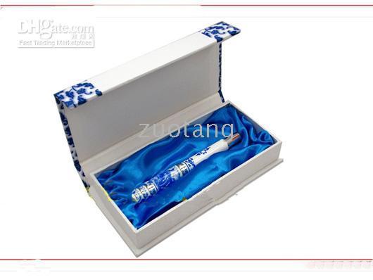 Unieke cadeau fontein pennen verzamelen Chinese keramische drakenverkoop met hardcover box 5pcs / lot gratis
