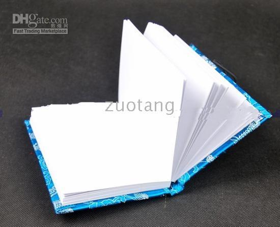 Роскошный китайский шелковый блокнот в твердом переплете, винтажный подарок, цветной дневник для взрослых, пустой парчовый ремесленный деловой блокнот, 1 шт.
