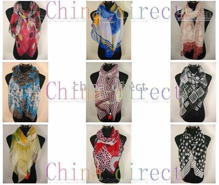 2016 Zachte Zomer Lente Dames Fashionpolyster Meisjes Sjaals Dames Silk Sjaal Sjaal 40pcs / lot