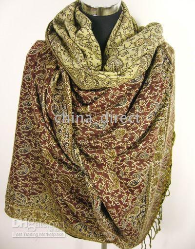 Womens Cashmere Pashmina Big Shawl Scarf ponchos wrap shawl Scarves 8PCS/LOT #1743 250*110CM