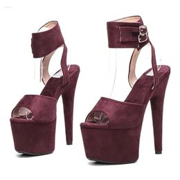 Upper 17cm / 7inch Sandals PU sexy Laijianjinxia Exotic Women Platform Fashion High Heels Pole Dancing Chaussures 0 767