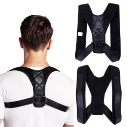 Correcteur de Posture du haut du dos Ceinture de soutien de la clavicule Correction corrective affaissée Supports de la colonne vertébrale