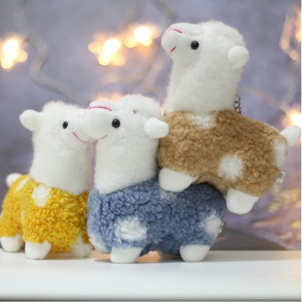 Ups alpaca peluche jouet alpaca pendentif agneau poupée d'agneau idiot mignon sac key girl girl