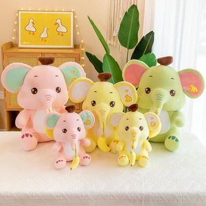 UPS dessin animé bébé éléphant en peluche animaux jouet créatif éléphant poupée enfant confort poupées oreiller