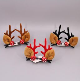 UPS Christmas Antler Clips Hairs Children Adult Hairpins Christmas Party Head Ornaments Kids Creative Christmas Nathday Gifts4723085