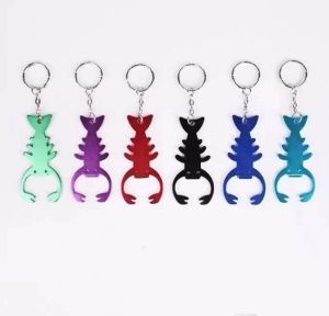 UPS Creative Lobster Metal Bottle Opener met sleutelhanger Keychain Promotional Gift Beer Dank -fles