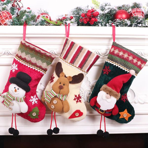 UPS nouvel an 2023 bas de noël/sucre/cadeaux/noël bricolage Noel décorations de noël pour la maison ornements Navidad décor