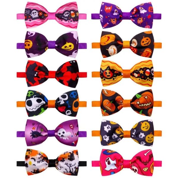 UPS Otros suministros para perros Nuevos suministros para mascotas de Halloween Lazos Corbata Perros Decoraciones con lazo para gatos 1010 JJ 9.15