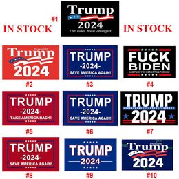 UPS Ship Trump Election 2024 Trump Keep Flag 90 * 150cm Amérique Suspendu Grandes Bannières 3x5ft Impression Numérique Donald Trump Drapeau Biden