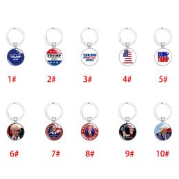 UPS Trump 2024 Keychain hanger Keyrign Save America Again Time Gem Keychains Christmas Gifts Key Chain Z 5.3