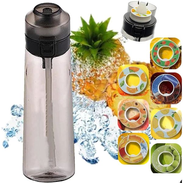 UPS Botellas de agua Botella con sabor a aire Up Sports Fashion St Taza adecuada para la taza de fitness al aire libre Entrega de entrega Home Garden Kitchen JJ 9.12 Comedor Otlyh