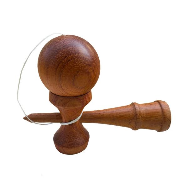 Exclusivo Cerezo Madera Deportes al aire libre Competencia Habilidad Pelota Ejercicio Coordinación mano-ojo Juguete Japonés Madera Kendama Ball Juguetes 240112