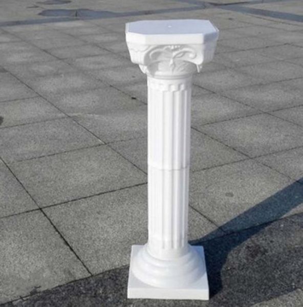 Colonnes romaines de Style haut de gamme piliers en plastique de couleur blanche accessoires de mariage cités par la route fournitures de décoration d'événement