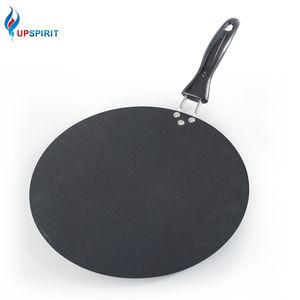 Upspirit 30cm fer rond plaque antiadhésive poêle à crêpes pour crêpes oeuf omelette friture gaz cuisinière à induction ustensiles de cuisine ustensiles de cuisine 210319