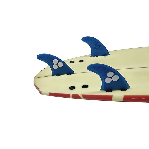 UPSURF FCS G5 Surf Fins Double Tabs M Fin Honeycomb Surfboard Fin Bleu couleur surf aileron Quilhas propulseur surf accessoires 231225
