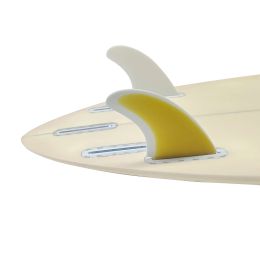 Upsurf futur Mr Twin Fin de fibre de verre Finelles de surf nageoires jumelles jaunes nagers côté pour les tabutes simples à court-tableau High Performance 2 Fin