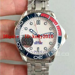 UR Factory Diver 300m 212 32 41 20 04 001 Herenhorloges 41 mm Commandeurshorloge Witte wijzerplaat op SS-armband A2824 Mechanisch 205A