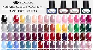 Ur Sugar 75 ml gel nagellak Roze Purple Purple Color Series UV Led Nail Varnish Semi Permanant Gel 60 kleuren afwezig UV Pools3653679