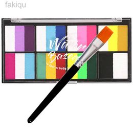 Ur55 Paint corps 1 ensemble peinture corporelle pigment cosplay cosmétique ensemble fête peinture corps multifonction face peinture de peinture ensemble d240424