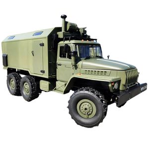 Ural 1/16 2.4G 6Wd Rc Auto Rock Crawler Command Communicatie Voertuig militaire vrachtwagen Rtr Speelgoed Auto Army Cars