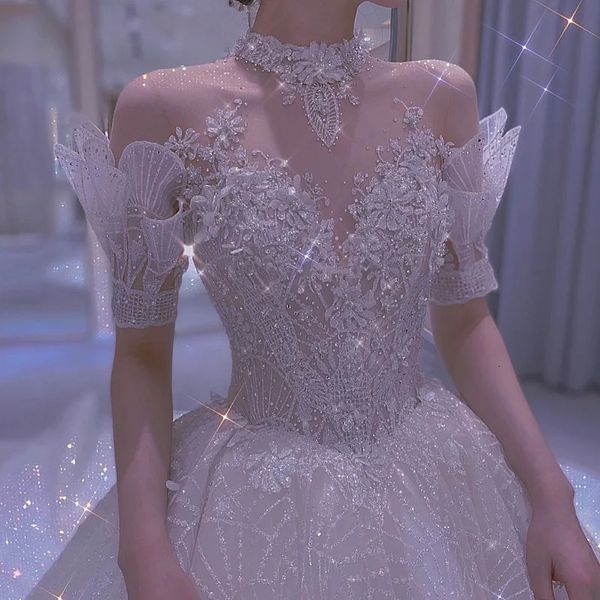 Robes sexy urbaines robes de mariée robe de bal de gala robe de mariée fée princesse style robe à épaules dénudées robe H888 231202