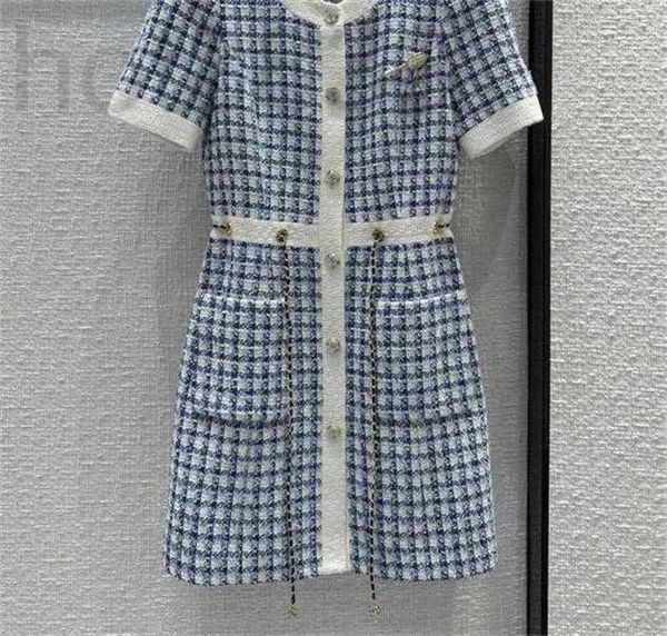 Urban Sexy Dresses Designer 2023 Primavera Verano para mujeres New Dinner Dress Ladies Tweed Coat Moda Falda de grado superior Regalo del día de la madre 2YND