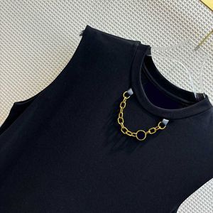 Robes sexy urbaines designer à paillettes à paillettes patchwork robes de gilet de niche de design à la mode douce et fraîche petite robe noire d'été