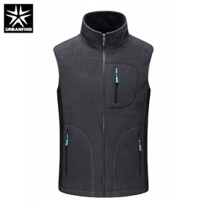 URBANFIND hommes automne hiver polaire Softshell gilets chaud gilet hommes décontracté vêtements d'extérieur sans manches veste mâle marque vêtements