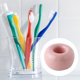 UrbanStrive slanke mini -keramiek tandenborstelhouder stand voor badkamer ijdelheid papieren handdoekhouder voor badkamer bad handdoeken set