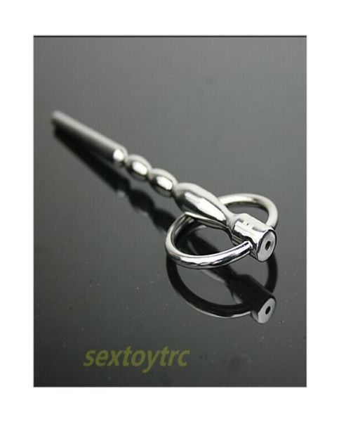 Dispositivo de sonido uretral Riolina de estiramiento de acero inoxidable Sounds Dilator Pene enchufe Nuevo diseño BDSM Fetish Sex Toy B03090072193485
