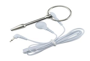Dilatateur de civière urétrale bouchons de pénis mâles stimulateur de sons urétraux avec fil choc électrique accessoires de bricolage en acier inoxydable Se5594012