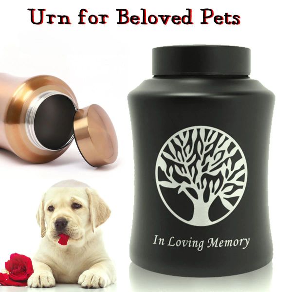 Urnes Les urnes souvenirs de crémation pour animaux de compagnie peuvent être utilisées pour les chiens, les chats, les oiseaux et les souris