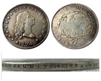 US 1794 Fluant Hair Dollar Silver plaqué COPIES METAL METAL CRAFT DIES FABRICANT PRIX FAIRE