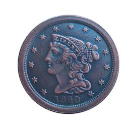 États-Unis (1840-1857) 18pcs / lot artisanat tressé Copie de demi-cent décore des ornements de décoration accessoires de décoration de maison