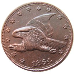 US 1854-1858 5 uds fecha para elegir nuevo Águila en vuelo centavo copia decorar moneda metal artesanía troqueles fabricación precio de fábrica