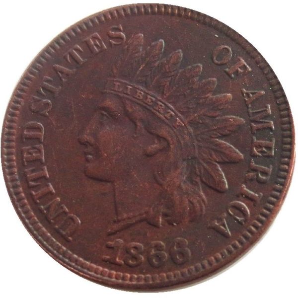 Tête indienne américaine US 1866 – 1870, un Cent, copie artisanale, pendentif, accessoires, pièces de monnaie 206v