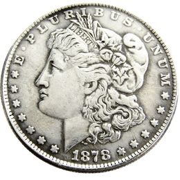 ONS 1878-P-CC-S Morgan Dollar Copy Coin Messing Craft Ornamenten replica munten woondecoratie accessoires245d