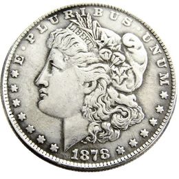 ONS 1878-P-CC-S Morgan Dollar Copy Coin Messing Craft Ornamenten replica munten woondecoratie accessoires305A