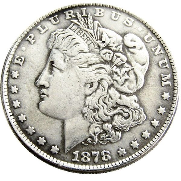 US 1878-P-CC-S dólar Morgan plateado copia monedas metal artesanía troqueles fábrica de fabricación 242o