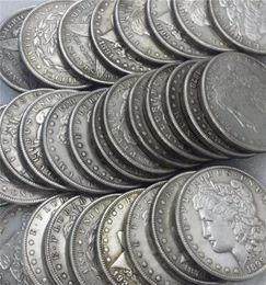 US 18781921S 28 stks Morgan dollar verzilverde copy coins munten metaal vaartuigen fabricage fabriek 1505487