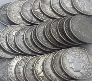 US 18781921S 28pcs Morgan Dollar Silver Plated Cople Coins Metal Craft Dies Fabring Factory 8936287