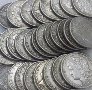 US 18781921S 28pcs Morgan Dollar Silver Plated Copy Coins Metal Craft Dies Fabring Factory 4957905